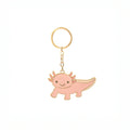 Porte-clés en Émail Axolotl