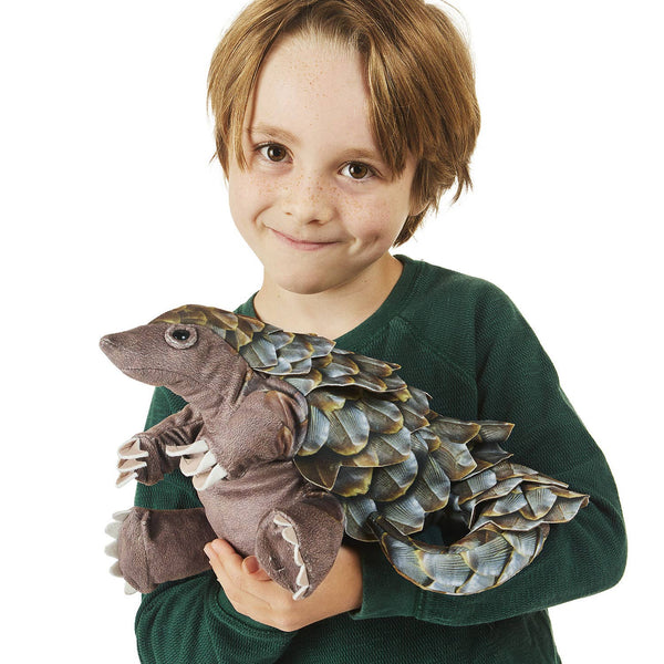 Marionnette à main Pangolin Folkmanis réaliste
