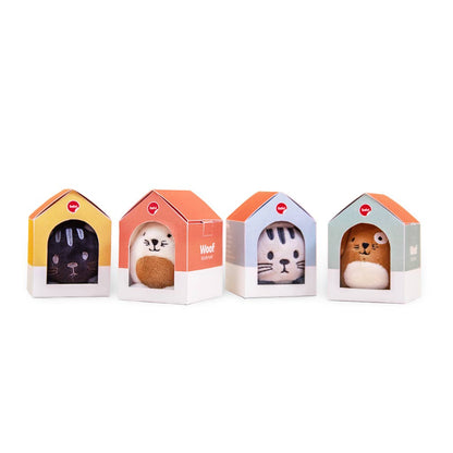 Marque-pages animaux en peluche x12