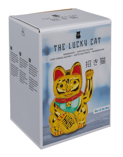 Chat Chanceux Classique Doré – vue 9