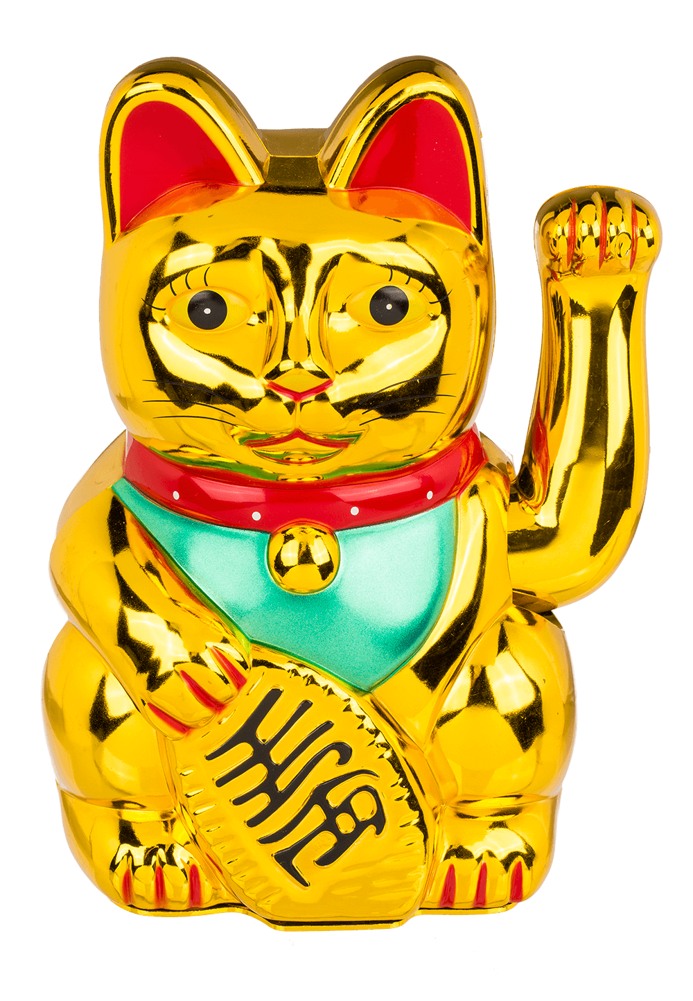 Chat Chanceux Classique Doré – vue 10