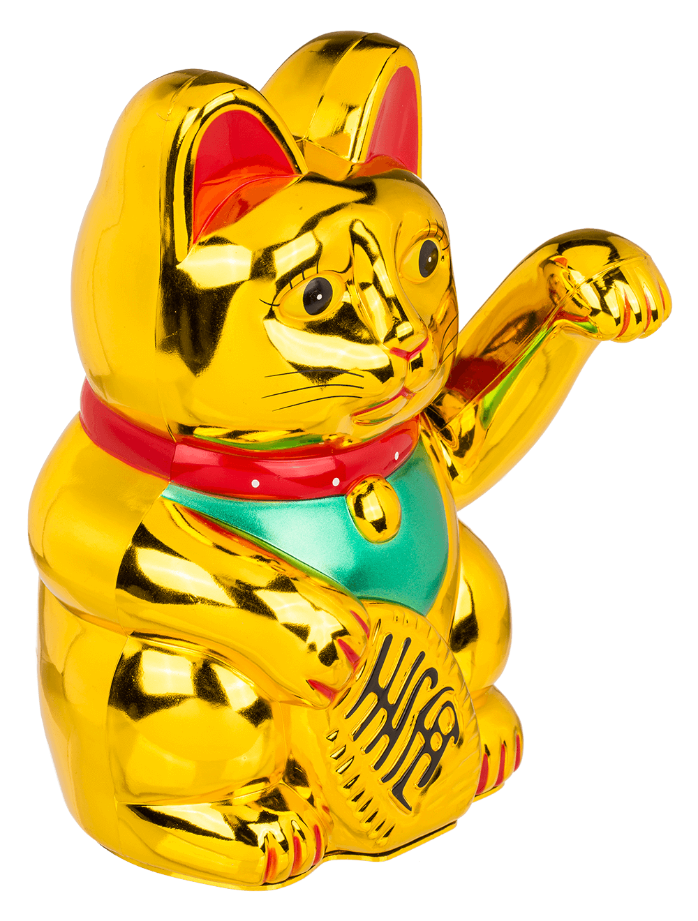 Chat Chanceux Classique Doré – vue 11