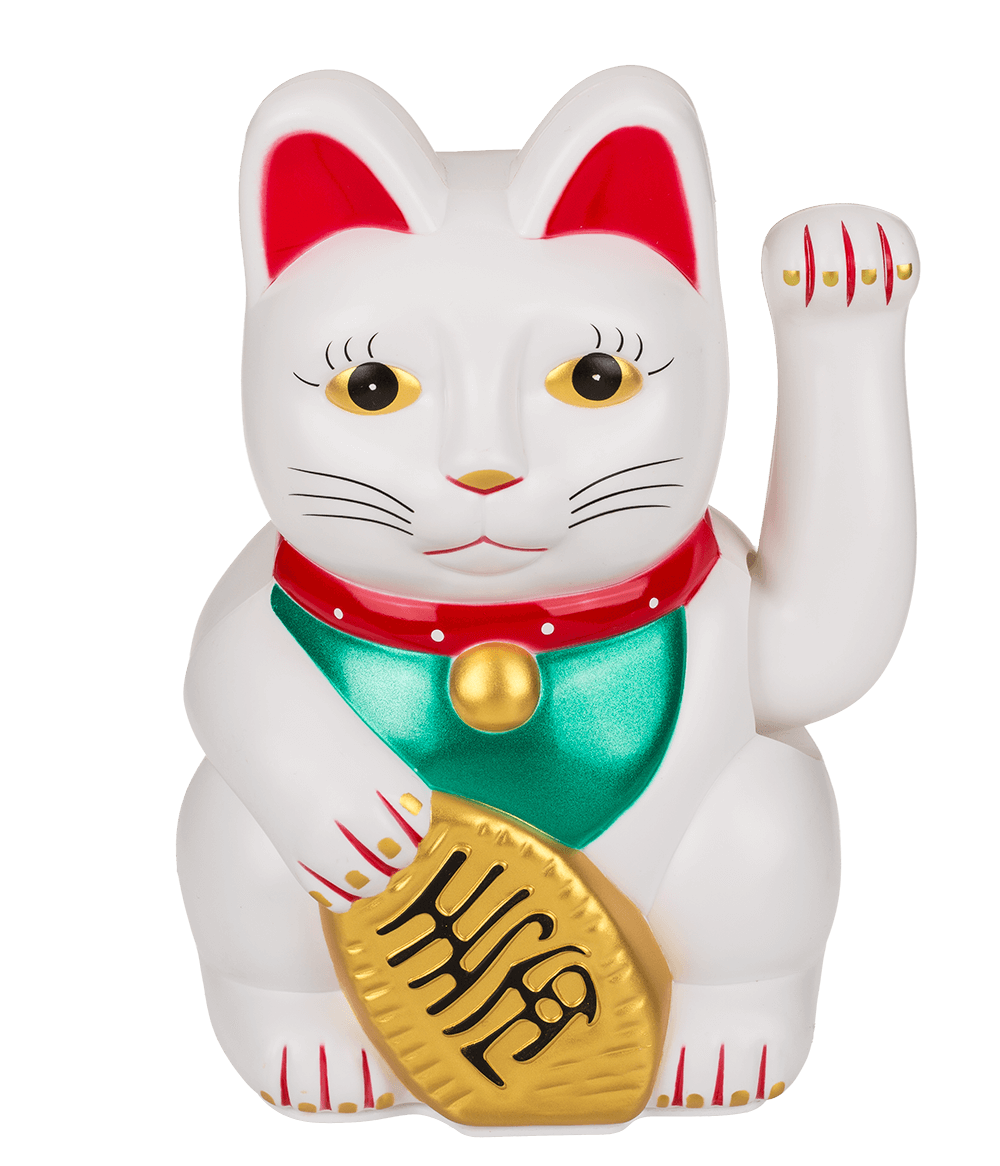 Chat Chanceux Classique Blanc – vue 10