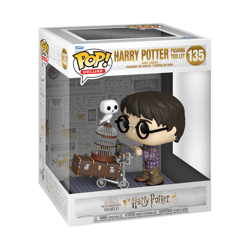 Pop! Deluxe Harry Potter met bagagekarretje 