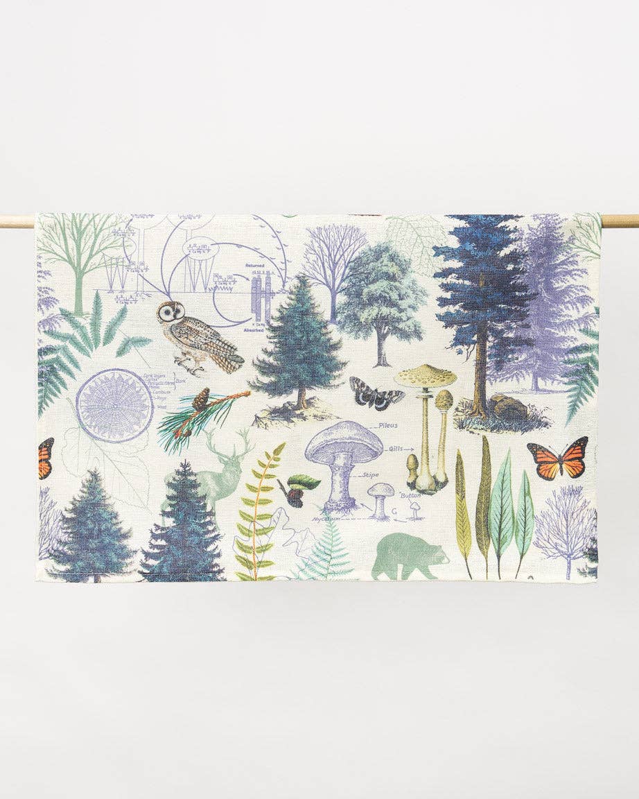 Woodland Forest Dishcloth