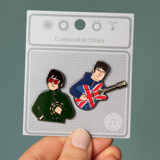 Oasis emaille speldjesset, Londense rockmuziek