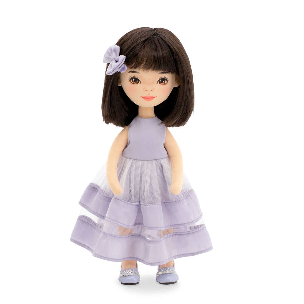 Lilu doll in purple dress - 32 cm