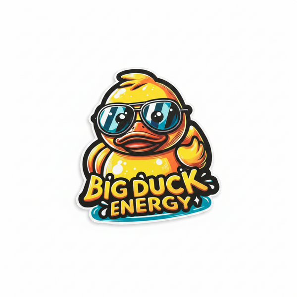"Big Duck Energy" Duck Sticker