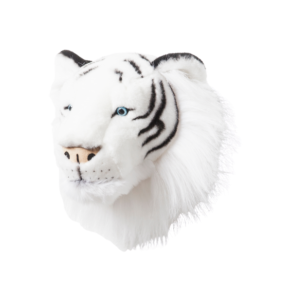 Décoration Murale Peluche Albert le Tigre Blanc - Wild & Soft