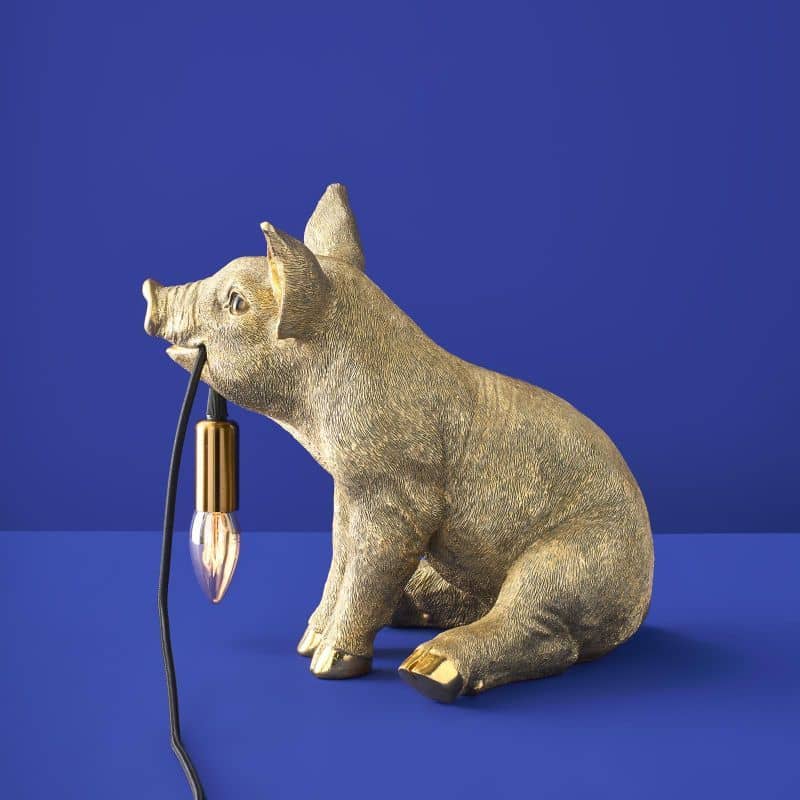 Gouden Varken Tafellamp