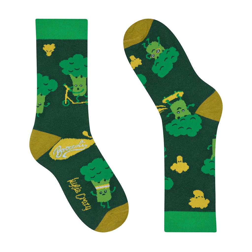 Kids' Sporty Broccoli Socks