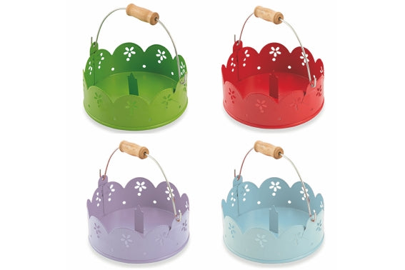 HAPPY GARDEN SCALLOPED MOSQUITO HOLDER 4 ASS - 5903015