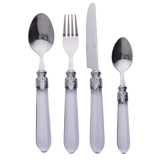 IMPERIAL CUTLERY SET 24PCS TRANSPARENT - 5907103