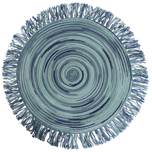 ROUND PLACEMAT WITH FRINGE SH OCEAN - 5908037