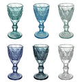 Set of 6 Liqueur Shot Glasses in Glass 45 ml, Prisma Ocean