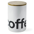 WHITE BAMBOO COFFEE JAR 750ML - 5909044