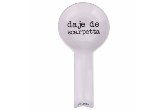 SPQERE WHITE LADLE HOLDER - "DAJE DE SCARPETTA" - 5909047