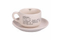 VICTIONARY ARIETE SET COFFEE CUP W/SAUCER - 5910681