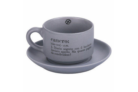 VICTIONARY CANCRO COFFEE CUP W/SAUCER - 5910684