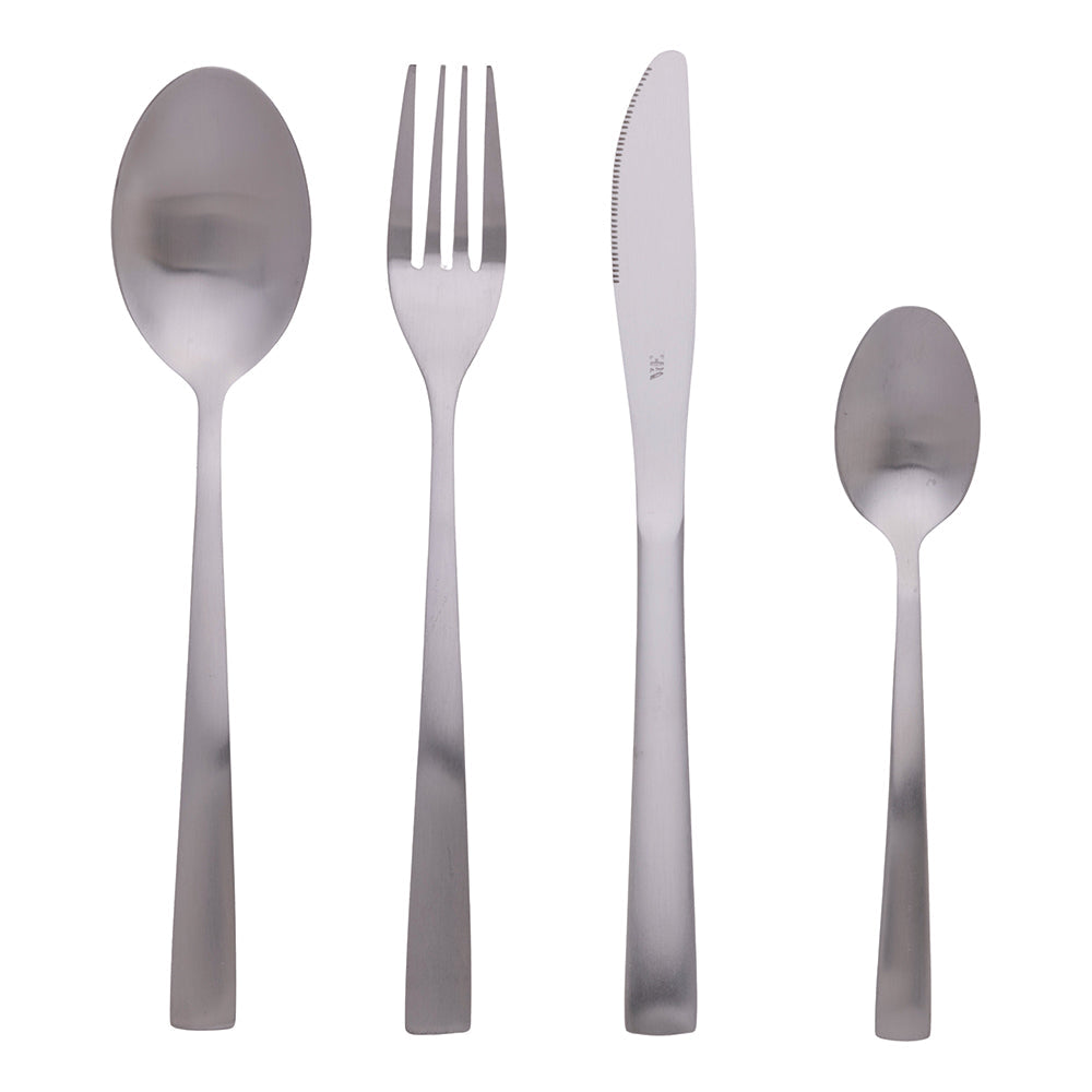 MADISON 24-PIECE CUTLERY SET SILVER - 5911388