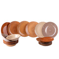 18 PCS ROUND DINNER SET - SHADE OF BAITA CHOCOLATE - 5911819