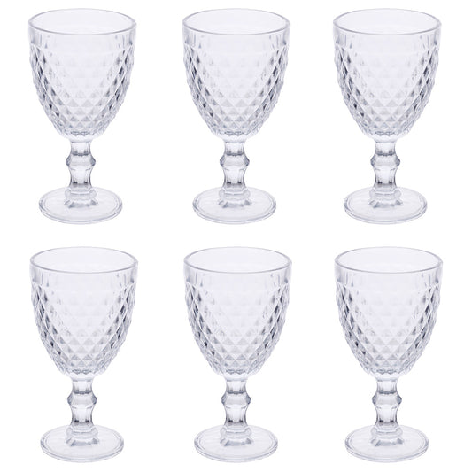 MADAME SET 6 GOBLETS TRANSP 370 ML - 5913498