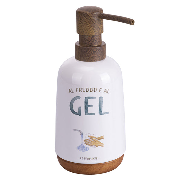 350 ml stoneware liquid soap dispenser, Le Travisate