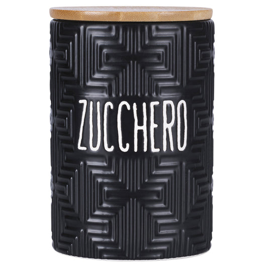 Dolomite sugar jar with bamboo lid 850ml, Shapes