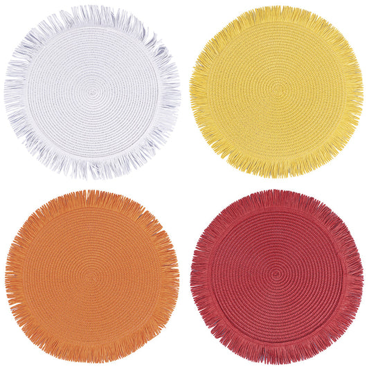 PAPER PLACEMAT FRINGES SUNSET SHADES 4 A - 5915588
