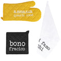 Cotton Glove, Dishcloth and Pot Holder Set, S.P.Q.eRe
