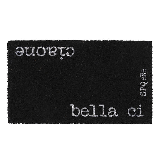 Doormat 70x40cm coconut non-slip backing, S.P.Q.R.