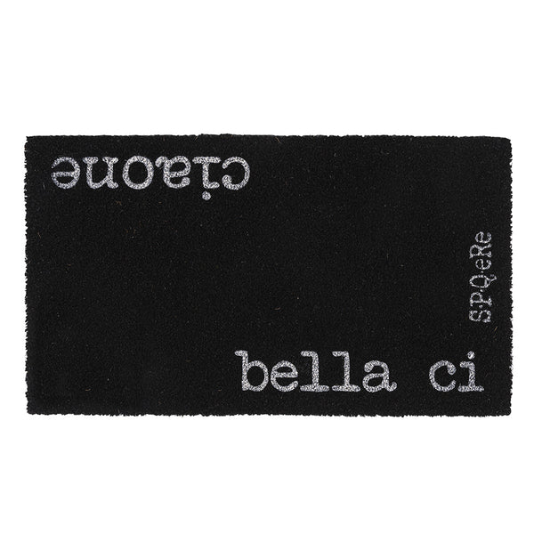 Doormat 70x40cm coconut non-slip backing, S.P.Q.R.