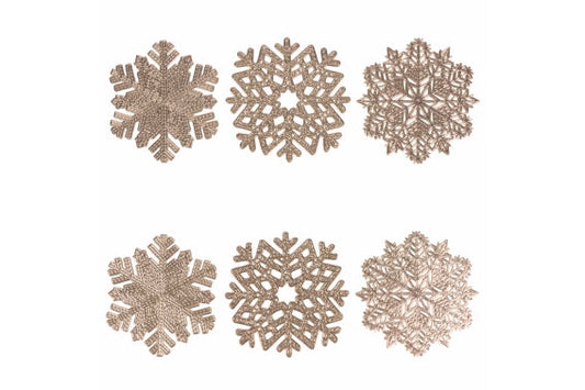 SNOWFLAKE COASTER SET 6 - 5917245