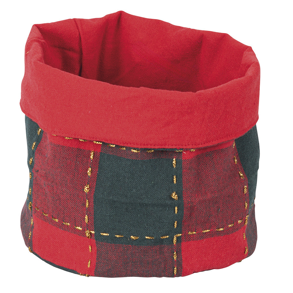 TARTAN RED BREAD BASKET - 5917286