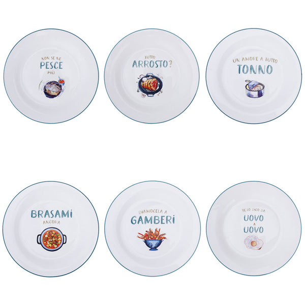 TRAVISATE DINNER PLATE 6 ASS - 5917383