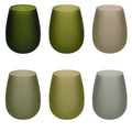 HAPPY HOUR NEW GREENERY SET OF 6 WATER GLASSES - 5917941