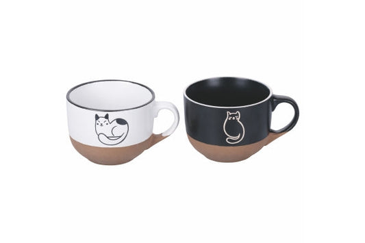 MIAO B/N SET 2 JUMBO MUG 490 ML - 5918546