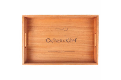 RECTANGULAR TRAY 45X30CM WOOD 3 ASST. - 5918711