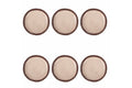 BRETAGNE TERRA SET 6 PCS FLAT PLATE - 5918725