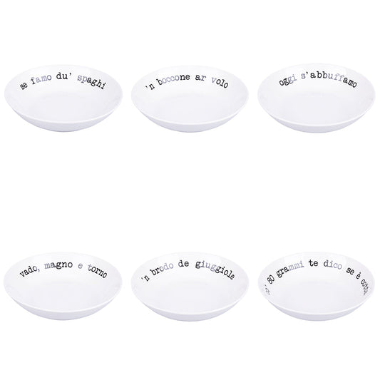 SOUP PLATE SPHERE 6 ASSORTED - 5919056