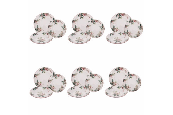 VINTAGE XMAS DINNER SET 18 PCS - 5919058