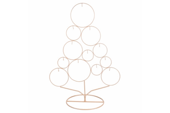 CHAMPAGNE METAL TREE WITH HOOKS H.50 CM - 5919661