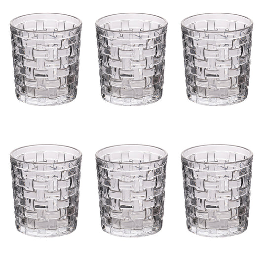COTTAGE SET OF 6 WATER GLASSES 275 ML - 5919740
