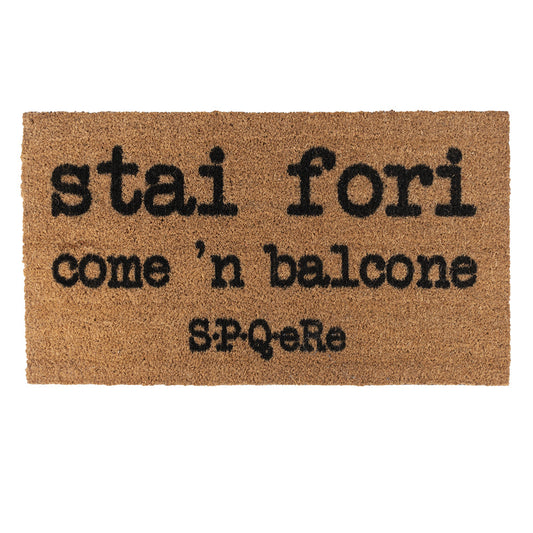 SPHERE DOORMAT "COME N BALCONE" COCONUT PVC 70X40CM - 5919850
