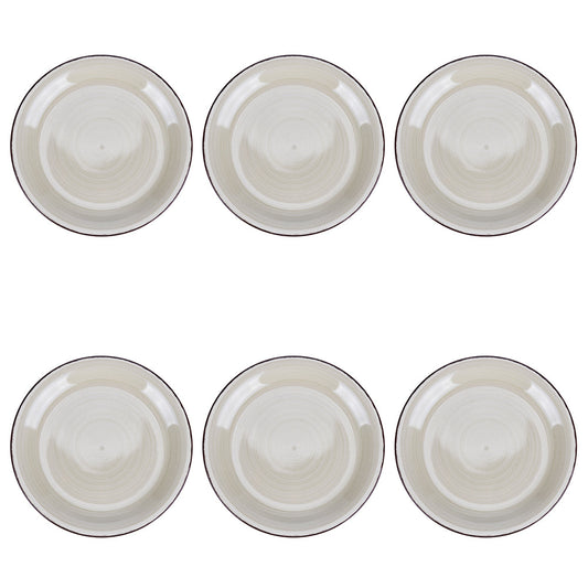 4 TONES SET 6PCS FRUIT PLATE SAND - 5920545