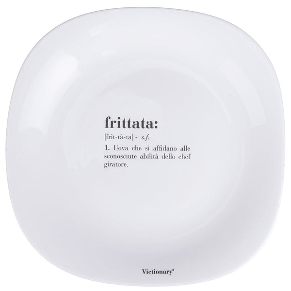 VICTIONARY SQUARED DINNER PLATE OPA D28CM OMELETTE - 5920676