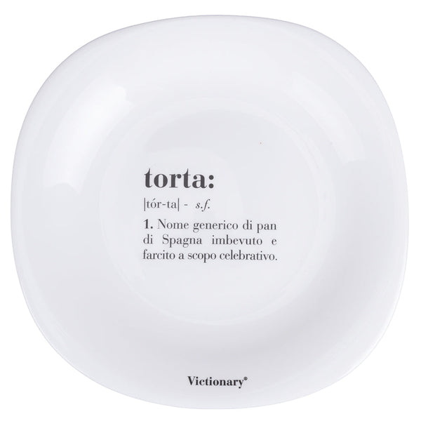 VICTIONARY SQUARED FRUIT PLATE D22CM CAKE - 5920686