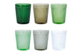 Honey Greenery Set 6 Water Glasses of Glass 300 ml Green 5920871