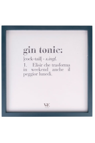 VICTIONARY CANVAS GIN AND TONIC 40X40 CM - 5920922