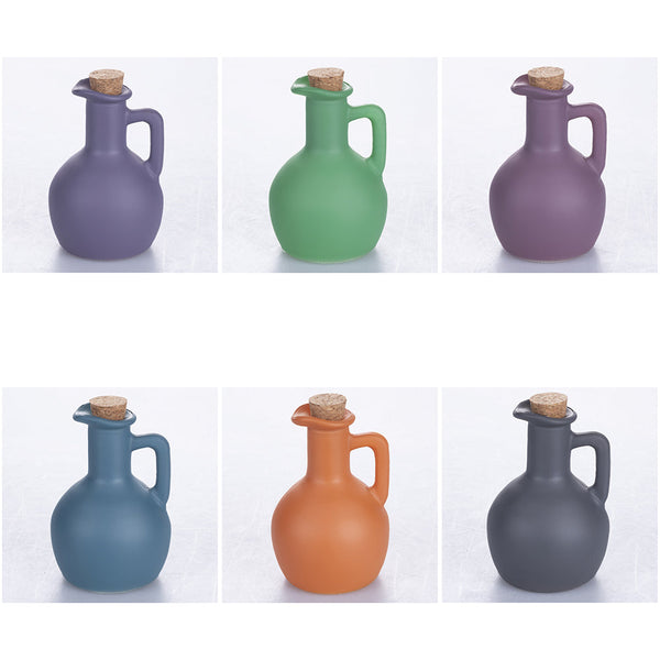 MINI OIL JAR MATTE 250ML CORK 6 ASS - 5921141